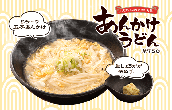 【北海道エリア限定】あんかけうどん