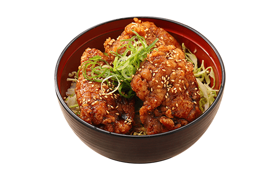 大判旨ダレ唐揚げ丼